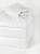 Полотенце махровое 30х60см Зигзаг белый хлопок-100% 000000000001214712