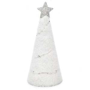 Декоративное украшение Елочка 24см DARLENS белый 000000000001209897