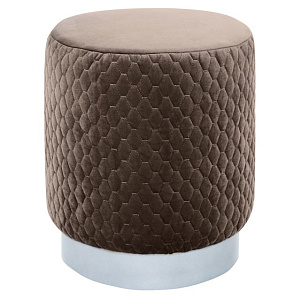 Пуф 35х35х40см DREAMBAG Honey коричневый велюр 000000000001211380