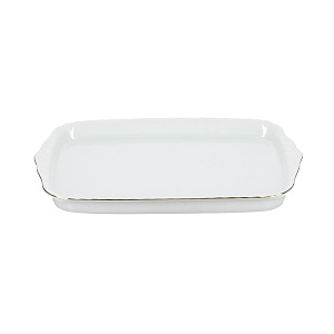 Поднос 30см Золотая отводка Porcelaine Czech Gold Hands 000000000001136263