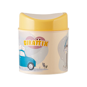 Контейнер для мусора 1л ПОЛИМЕРБЫТ Giraffix пластик 000000000001213074