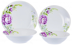 Набор столовой посуды 19 предметов OLAFF Земляника Феникс подарочная упаковка фарфор 000000000001197917