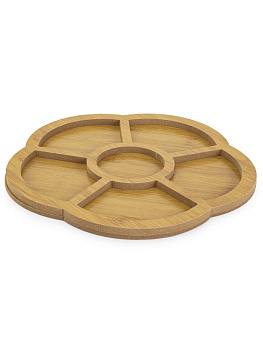 Менажница 6-ти секционная 25х25х1,3см МДФ 000000000001227897