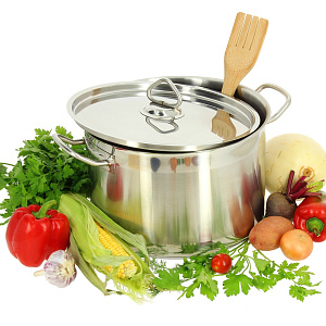 Кастрюля Рестопром, 9л, нержавеющая сталь 000000000001007714