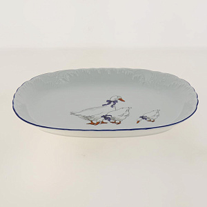 Блюдо овальное 33см CMIELOW Rococo E280 фарфор 000000000001172848