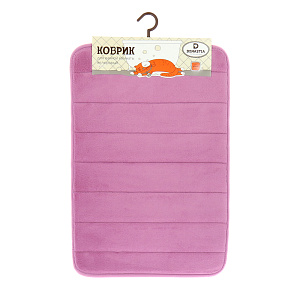 Коврик для ванной DE'NASTIA memory 40х60см розовый M111118 000000000001121869