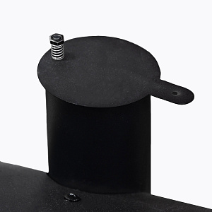 Мангал-гриль 118х53х101см черный сталь 0,8мм 000000000001213155