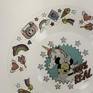 МИННИ И ЕДИНОРОГ Набор для завтрака 3 предмета ОСЗ стекло 000000000001205458