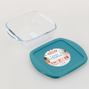 Форма для запекания 1л 20x17x6см PYREX Cook&Store с крышкой стекло 000000000001088910