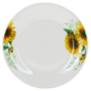 Обеденная тарелка Цветы, 23 см 000000000001158605