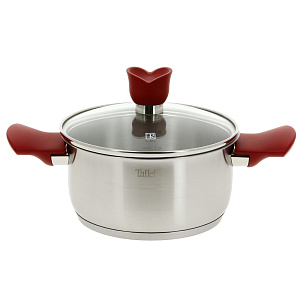 Кастрюля 2,2л TALLER силиконовые ручки TR-7282 000000000001166565