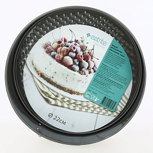 Форма для выпечки22см EETRITE разъемная с антипригарным покрытием углеродистая сталь 000000000001209088