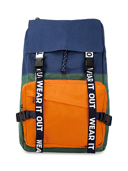 Рюкзак 47х25х12см спортивный с карманами STсиний полиэстер 000000000001227183