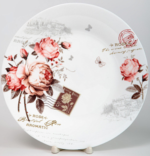 Тарелка десертная 20см OLAFF ЖОЗЕФИНА мелкая опал 000000000001207541