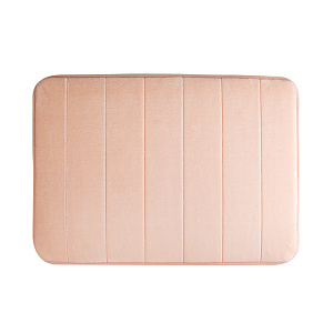 Коврик для ванной 50х70см LUCKY светло-розовый полиэстер 000000000001217256