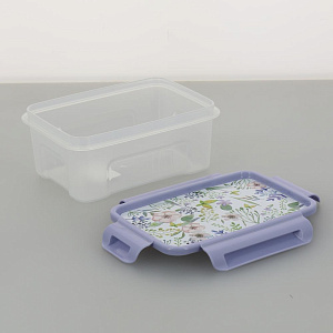 Контейнер для СВЧ 750мл ПОЛИМЕРБЫТ Лаванда пластик 000000000001151257