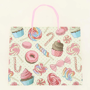 Подарочный бумажный пакет Премиум+, 26x37x11 см 000000000001036474