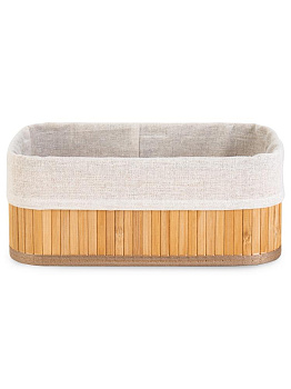 Набор корзинок для мелочей 3шт(30х20х12см,26х16х10см,22х12х8см) прямоугольный натуральный бамбук 000000000001227432