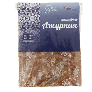 Скатерть 132х160см V-LINE ажурная микс пвх 000000000001087475