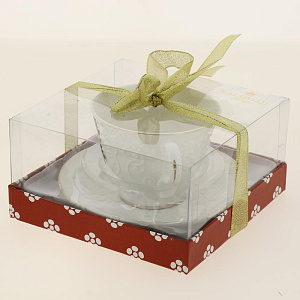 Пара чайная 220мл/блюдце BALSFORD Грация Аматея подарочная упаковка фарфор 000000000001193990