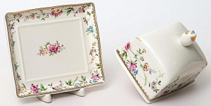 Масленка 15см с крышкой 12,7см BALSFORD Франсуаза подарочная упаковка фарфор 000000000001203942