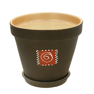 Горшок для цветов керамический Конус, 2.5л 000000000001160055