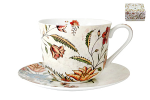 Чайная пара 370мл Jumbo Butterfly Flora подарочная упаковка B0628-A06952 000000000001181068