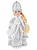 Кукла декоративная Снегурочка Варенька, на подставке (тело мягкое набивное, голова, руки и ноги - керамические) / 31x15x11 см арт.39 000000000001163342