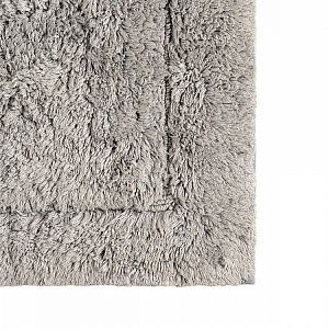 Коврик для ванной 50x80см DE'NASTIA SOFT COLLECTION светло-серый вискоза/хлопок 000000000001224649