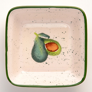 Cалатник 11см CERA TALE Авокадо квадратный керамика глазурованная 000000000001210419