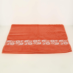 Полотенце махровое Privilea 50*90,100%хл.пл480г/м,10С37 Урсиния,коралл.Беларусь 000000000001188861