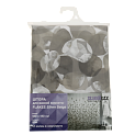 Штора для ванной комнаты 180*180 STUDIOTEX Flakes Silver Beige 12 колец  PEVA артикул 6139615 000000000001202795