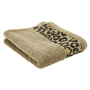 Полотенце 50х90см CLEANELLY BASIC Лиопардо махровое плотность 460гр/м кофейный 100% хлопок ПЦ2601-4478,16-1120 000000000001201412