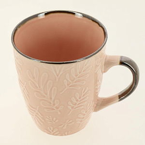 Кружка 400мл LADINA REGULAR с тиснением керамика 70032/48 000000000001205726