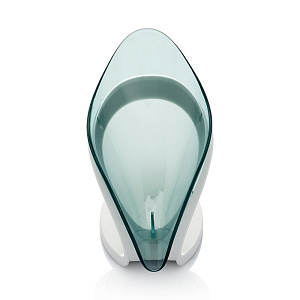 Мыльница 12x13,5см LUCKY Овал со сливом на ножке синий полистирол/полипропилен 000000000001222997