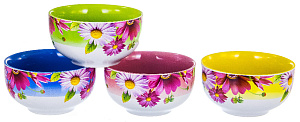 Салатник керамика 560мл Калейдоскоп Герберы Elrington 111-09008 000000000001200571