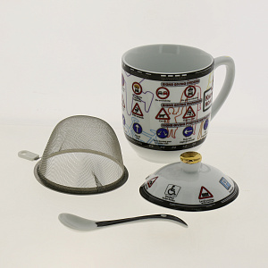 Кружка заварочная 350мл с ложкой 85-1186 000000000001093749