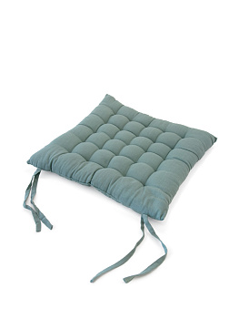 Подушка на стул 40x40см DE'NASTIA мята ткань верха 100% хлопок 000000000001199501