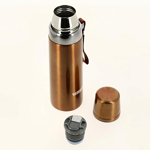 Термос 750мл VITESSE оранжевый нержавеющая сталь VS-2633 ORANGE Термос 750мл VITESSE оранжевый нержавеющая сталь VS-2633 ORANGE 000000000001191005