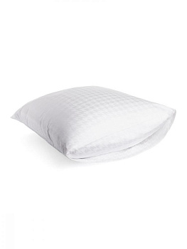 Наволочки 2шт 70x70см DE'NASTIA сатин JQ гусиная лапка белый хлопок 000000000001215830