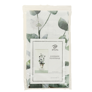 Полотенце 40х70см Этель Green tree вафля 100%хлопок 000000000001206649