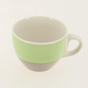 Пара чайная 250мл/блюдце ELRINGTON АЭРОГРАФ зелёный керамика 000000000001205667