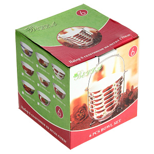 Набор салатников Olaff, 300мл, 6 шт. 000000000001163602