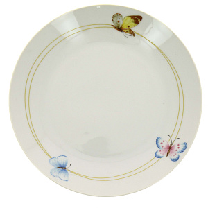 Тарелка десертная 20,5см ESPRADO Mariposa твердый фарфор 000000000001188375
