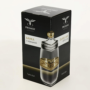 Банка CESNI 1000мл Аметист Гусь-Хрустальный H-425/S/K 000000000001200638