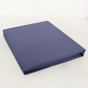 Комплект постельного белья евро MonaLiza Актуал наволочка70х70см-2шт простыня-215х240см пододеяльник-200х220см сатин120гр/м2 ГАВАНЬ синий/серый хлопок 000000000001208619