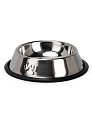 Миска для животных 200мл 11,5х15см одинарная цельнолитая нержавеющая сталь 000000000001229113