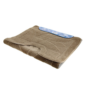 Набор ковриков для ванной ЭКО бисквитный, 2 шт. 000000000001176908