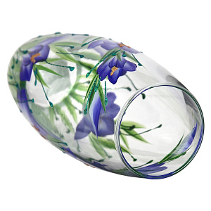 Ваза для цветов Яблоко-С, 25 см, стекло 000000000001153913