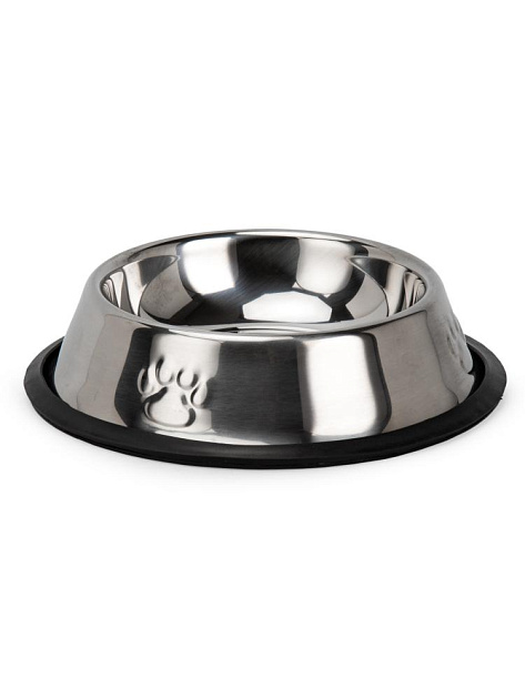 Миска для животных 200мл 11,5х15см одинарная цельнолитая нержавеющая сталь 000000000001229113